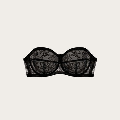 Curvee Plus Size Ultra Thin Convertible Strapless Bra