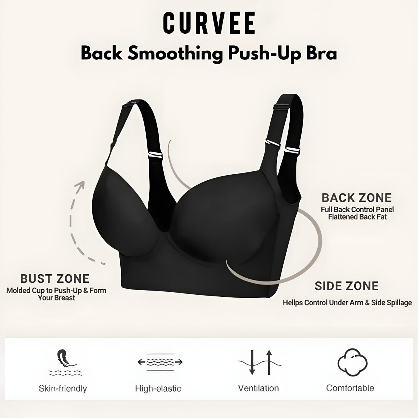 Curvee Back Smoothing Shaping Bra