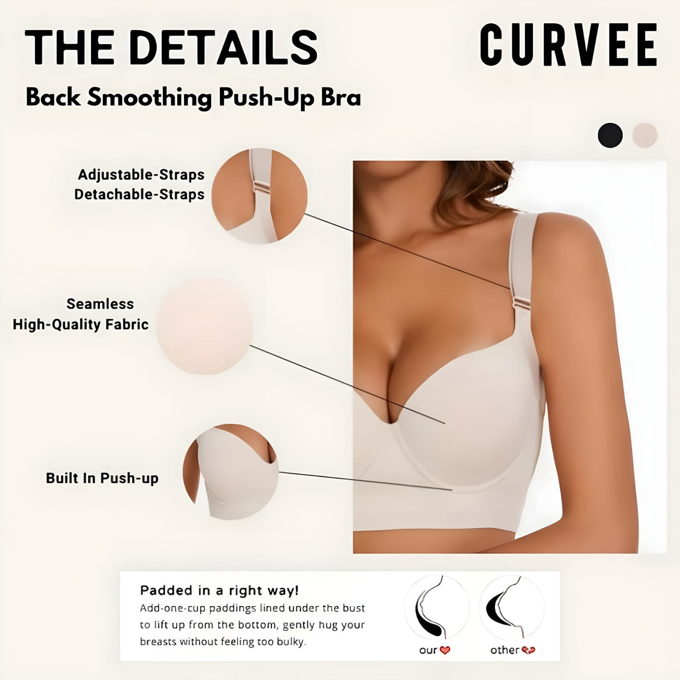 Curvee Back Smoothing Shaping Bra